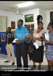 Oshane Bryant Art Gallery Event Attendance with Anne-Teresa Birthwright