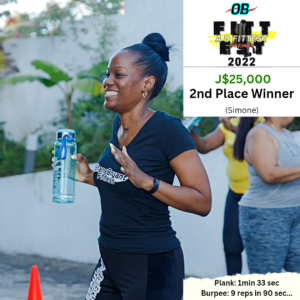 Simone: 2nd Place Winner-OB Fittest A D Fittest, 2022