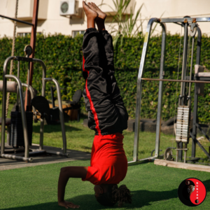 KUKIBO Student Lianne Demonstrate The Teddy Bear Headstand