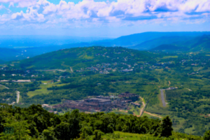 Windalco Bauxite Mining Company. Captured from Mile Gully Mountain 