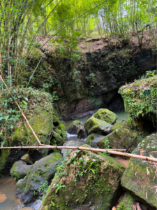 Rocks of George Hole Waterfall and Pool