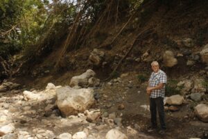 Standing in River Bed (Jamaica)