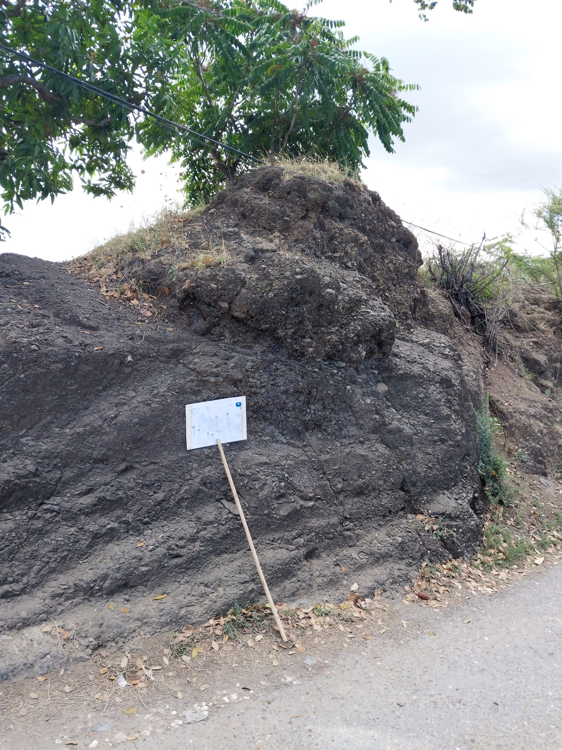 Volcaniclastic Rocks in Constitution Hill, St. Andrew Jamaica 